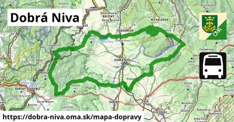 ikona Mapa dopravy mapa-dopravy v dobra-niva