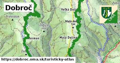 ikona Turistická mapa turisticky-atlas v dobroc