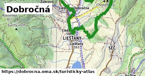 ikona Turistická mapa turisticky-atlas v dobrocna