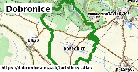 ikona Dobronice: 0 m trás turisticky-atlas v dobronice