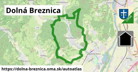 ulice v Dolná Breznica