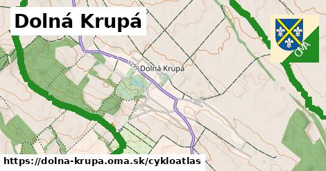 ikona Dolná Krupá: 9,0 km trás cykloatlas v dolna-krupa