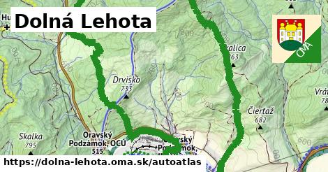 ikona Mapa autoatlas v dolna-lehota