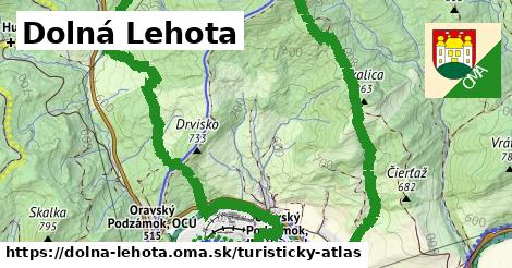 ikona Turistická mapa turisticky-atlas v dolna-lehota