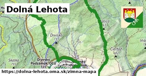 ikona Zimná mapa zimna-mapa v dolna-lehota