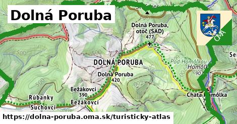 ikona Turistická mapa turisticky-atlas v dolna-poruba