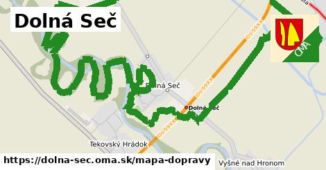 ikona Mapa dopravy mapa-dopravy v dolna-sec