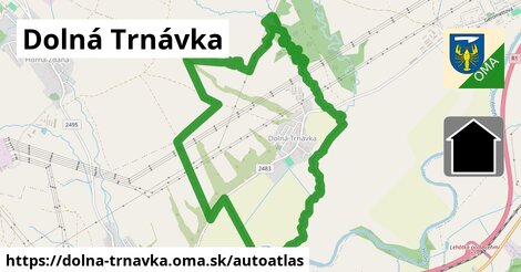 ikona Mapa autoatlas v dolna-trnavka