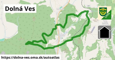 ikona Mapa autoatlas v dolna-ves