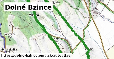 ulice v Dolné Bzince