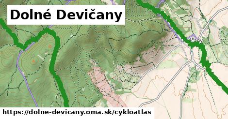 ikona Cyklo cykloatlas v dolne-devicany