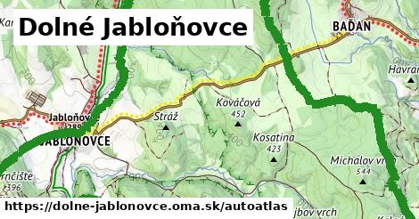 ikona Mapa autoatlas v dolne-jablonovce