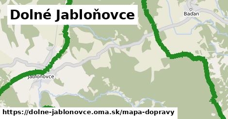 ikona Dolné Jabloňovce: 0 m trás mapa-dopravy v dolne-jablonovce