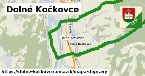 ikona Dolné Kočkovce: 8,1 km trás mapa-dopravy v dolne-kockovce