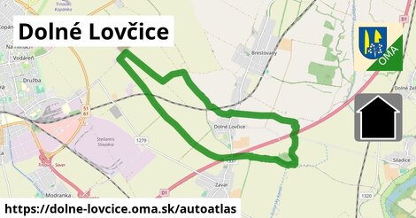 ikona Mapa autoatlas v dolne-lovcice