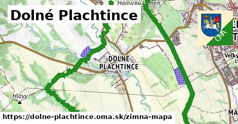 ikona Dolné Plachtince: 0 m trás zimna-mapa v dolne-plachtince