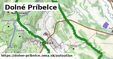 ikona Mapa autoatlas v dolne-pribelce