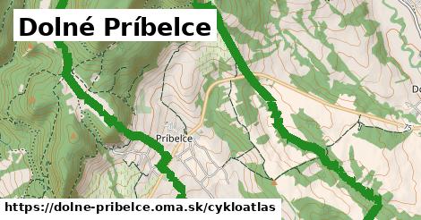 ikona Dolné Príbelce: 0 m trás cykloatlas v dolne-pribelce