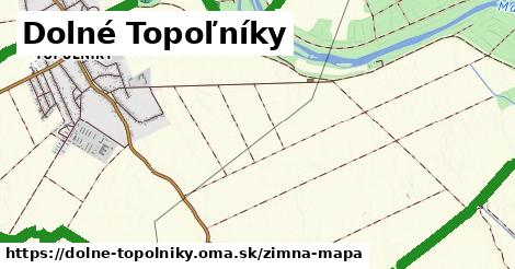 ikona Dolné Topoľníky: 0 m trás zimna-mapa v dolne-topolniky