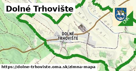 ikona Dolné Trhovište: 0 m trás zimna-mapa v dolne-trhoviste