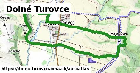 ikona Mapa autoatlas v dolne-turovce