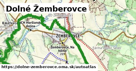 ikona Mapa autoatlas v dolne-zemberovce