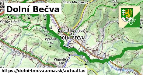 ikona Mapa autoatlas v dolni-becva