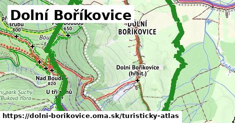 ikona Turistická mapa turisticky-atlas v dolni-borikovice