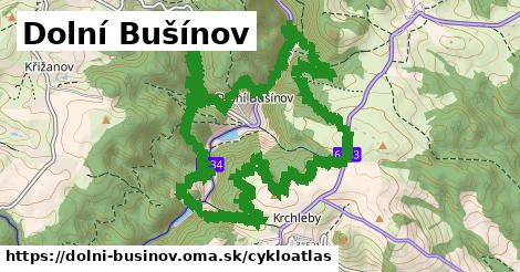 ikona Cyklo cykloatlas v dolni-businov