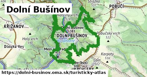 ikona Dolní Bušínov: 0 m trás turisticky-atlas v dolni-businov