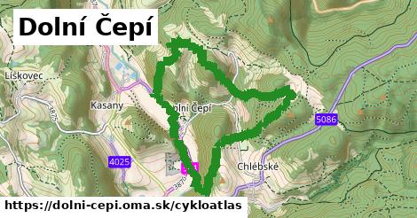 ikona Cyklo cykloatlas v dolni-cepi