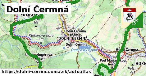 ikona Mapa autoatlas v dolni-cermna