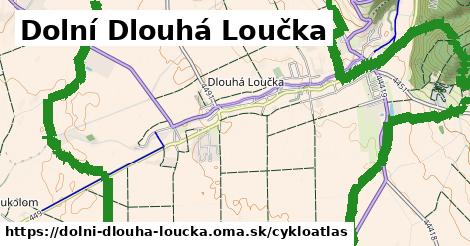 ikona Cyklo cykloatlas v dolni-dlouha-loucka