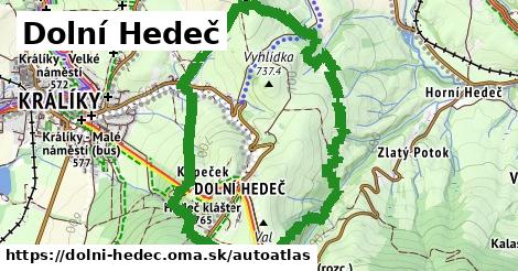 ikona Mapa autoatlas v dolni-hedec