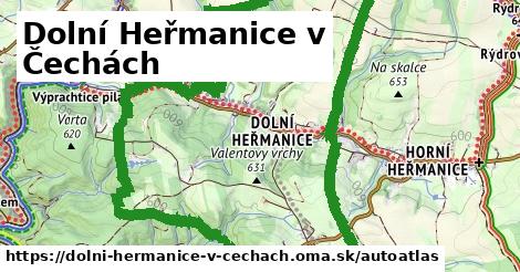 ikona Mapa autoatlas v dolni-hermanice-v-cechach