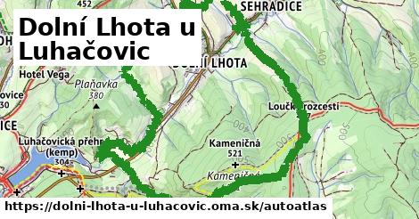 ikona Mapa autoatlas v dolni-lhota-u-luhacovic