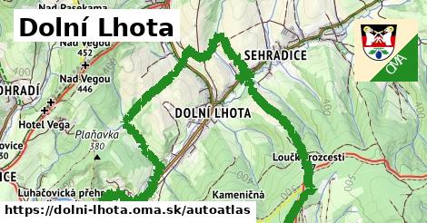 ikona Mapa autoatlas v dolni-lhota