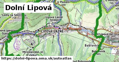 ikona Mapa autoatlas v dolni-lipova