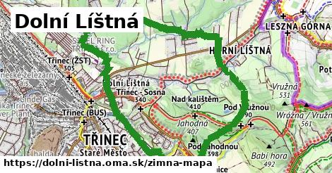 ikona Zimná mapa zimna-mapa v dolni-listna