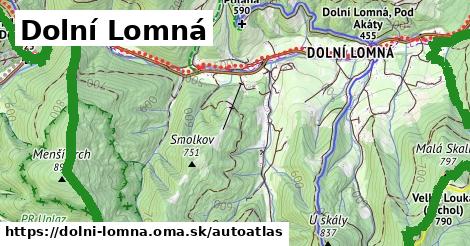 ikona Mapa autoatlas v dolni-lomna