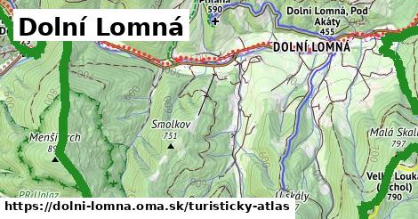 ikona Turistická mapa turisticky-atlas v dolni-lomna