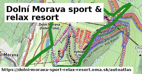 ikona Mapa autoatlas v dolni-morava-sport-relax-resort