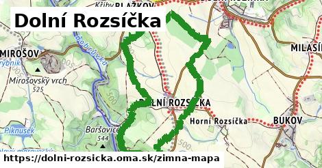 ikona Dolní Rozsíčka: 0 m trás zimna-mapa v dolni-rozsicka