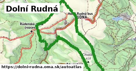 ikona Mapa autoatlas v dolni-rudna