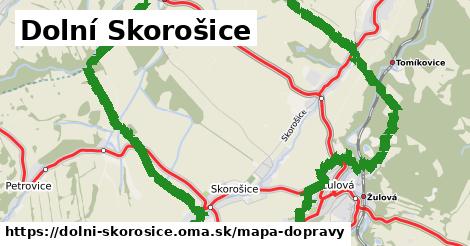 ikona Dolní Skorošice: 12,3 km trás mapa-dopravy v dolni-skorosice