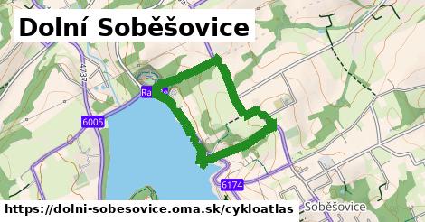 ikona Dolní Soběšovice: 2,6 km trás cykloatlas v dolni-sobesovice