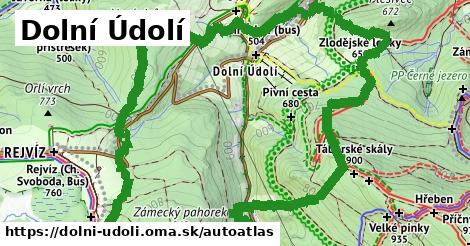 ikona Mapa autoatlas v dolni-udoli