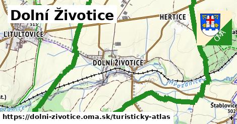 ikona Turistická mapa turisticky-atlas v dolni-zivotice