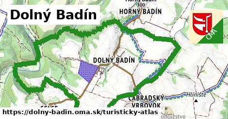 ikona Turistická mapa turisticky-atlas v dolny-badin