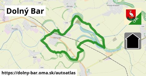 ikona Mapa autoatlas v dolny-bar